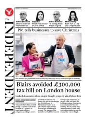 The Independent () Newspaper Front Page for 5 October 2021