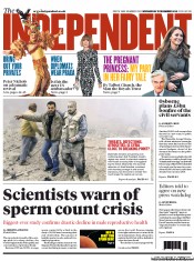The Independent () Newspaper Front Page for 5 December 2012