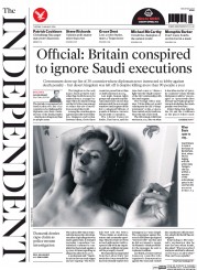 The Independent () Newspaper Front Page for 5 January 2016