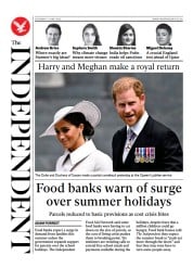 The Independent () Newspaper Front Page for 5 June 2022