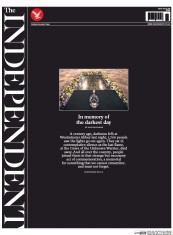 The Independent () Newspaper Front Page for 5 August 2014