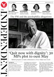 The Independent () Newspaper Front Page for 6 October 2017