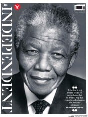 The Independent () Newspaper Front Page for 6 December 2013