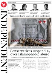 The Independent () Newspaper Front Page for 6 March 2019