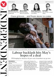 The Independent () Newspaper Front Page for 6 May 2019