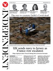 The Independent () Newspaper Front Page for 6 May 2021