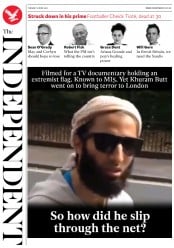 The Independent () Newspaper Front Page for 6 June 2017