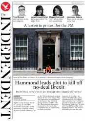 The Independent () Newspaper Front Page for 6 July 2019