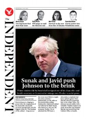 The Independent () Newspaper Front Page for 6 July 2022