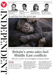 The Independent () Newspaper Front Page for 6 September 2016