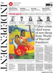 The Independent () Newspaper Front Page for 7 February 2015