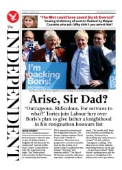 The Independent () Newspaper Front Page for 7 March 2023