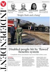 The Independent () Newspaper Front Page for 7 May 2019