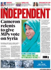 The Independent () Newspaper Front Page for 7 June 2013