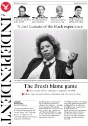The Independent () Newspaper Front Page for 7 August 2019