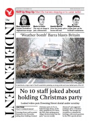 The Independent () Newspaper Front Page for 8 December 2021