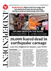 The Independent () Newspaper Front Page for 8 February 2023