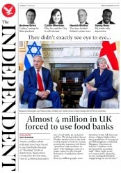The Independent () Newspaper Front Page for 8 June 2018