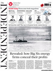 The Independent () Newspaper Front Page for 9 November 2013