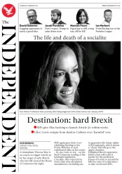 The Independent () Newspaper Front Page for 9 February 2017