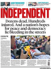 The Independent () Newspaper Front Page for 9 July 2013