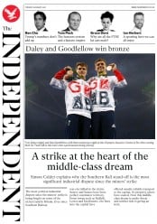 The Independent () Newspaper Front Page for 9 August 2016