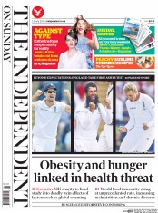 The Independent on Sunday () Newspaper Front Page for 12 July 2015