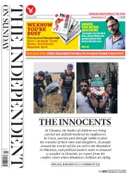 The Independent on Sunday () Newspaper Front Page for 20 July 2014