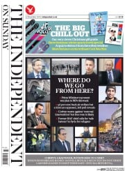 The Independent on Sunday () Newspaper Front Page for 22 November 2015