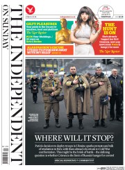 The Independent on Sunday () Newspaper Front Page for 2 March 2014