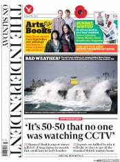 The Independent on Sunday () Newspaper Front Page for 8 November 2015