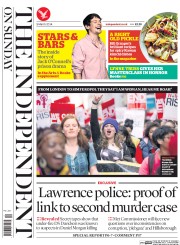 The Independent on Sunday () Newspaper Front Page for 9 March 2014