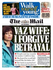 The Mail on Sunday () Newspaper Front Page for 11 September 2016