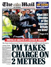 The Mail on Sunday () Newspaper Front Page for 14 June 2020