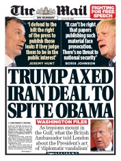 The Mail on Sunday () Newspaper Front Page for 14 July 2019