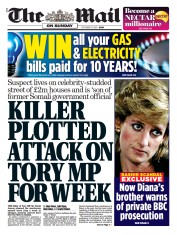 The Mail on Sunday () Newspaper Front Page for 17 October 2021