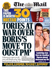 The Mail on Sunday () Newspaper Front Page for 17 September 2017