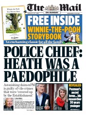 The Mail on Sunday () Newspaper Front Page for 19 February 2017