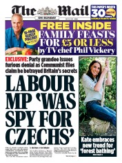 The Mail on Sunday () Newspaper Front Page for 19 May 2019