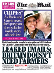 The Mail on Sunday () Newspaper Front Page for 1 March 2020