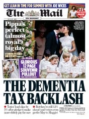 The Mail on Sunday () Newspaper Front Page for 21 May 2017