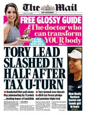 The Mail on Sunday () Newspaper Front Page for 23 April 2017