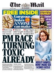 The Mail on Sunday () Newspaper Front Page for 26 May 2019