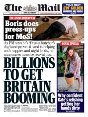 The Mail on Sunday () Newspaper Front Page for 28 June 2020