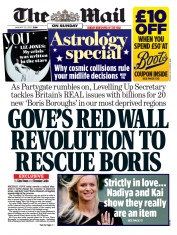 The Mail on Sunday () Newspaper Front Page for 30 January 2022