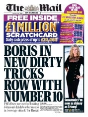 The Mail on Sunday () Newspaper Front Page for 4 March 2018