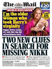 The Mail on Sunday () Newspaper Front Page for 5 February 2023