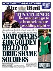 The Mail on Sunday () Newspaper Front Page for 7 October 2018