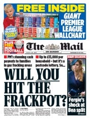 The Mail on Sunday () Newspaper Front Page for 7 August 2016