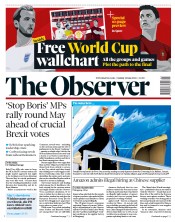 The Observer () Newspaper Front Page for 10 June 2018